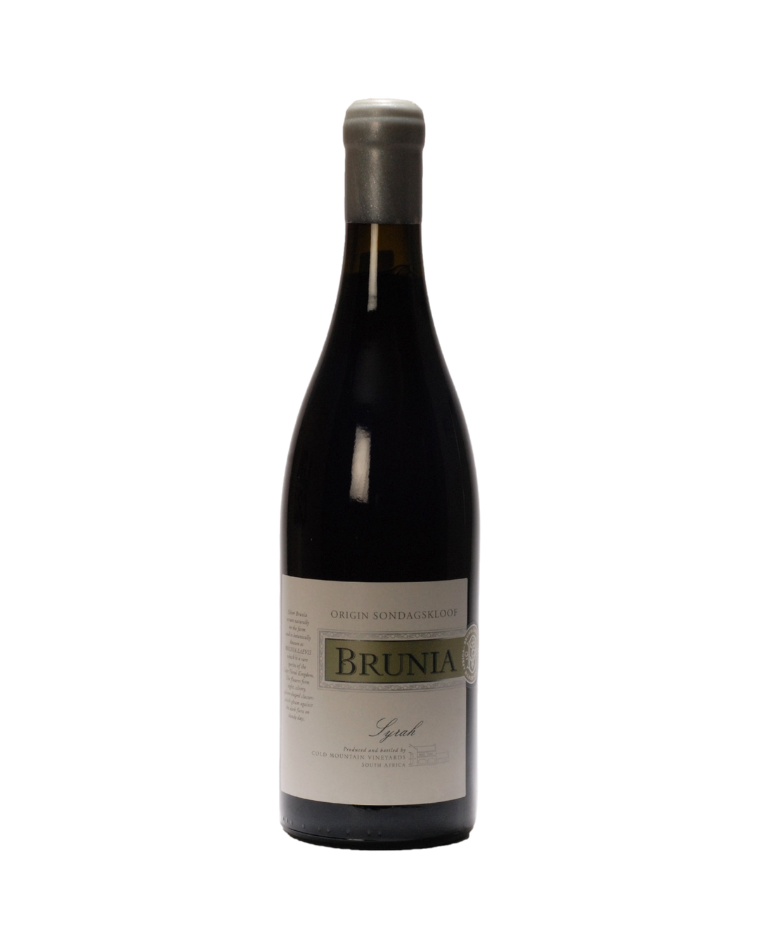 Brunia Wines Sondagskloof Syrah