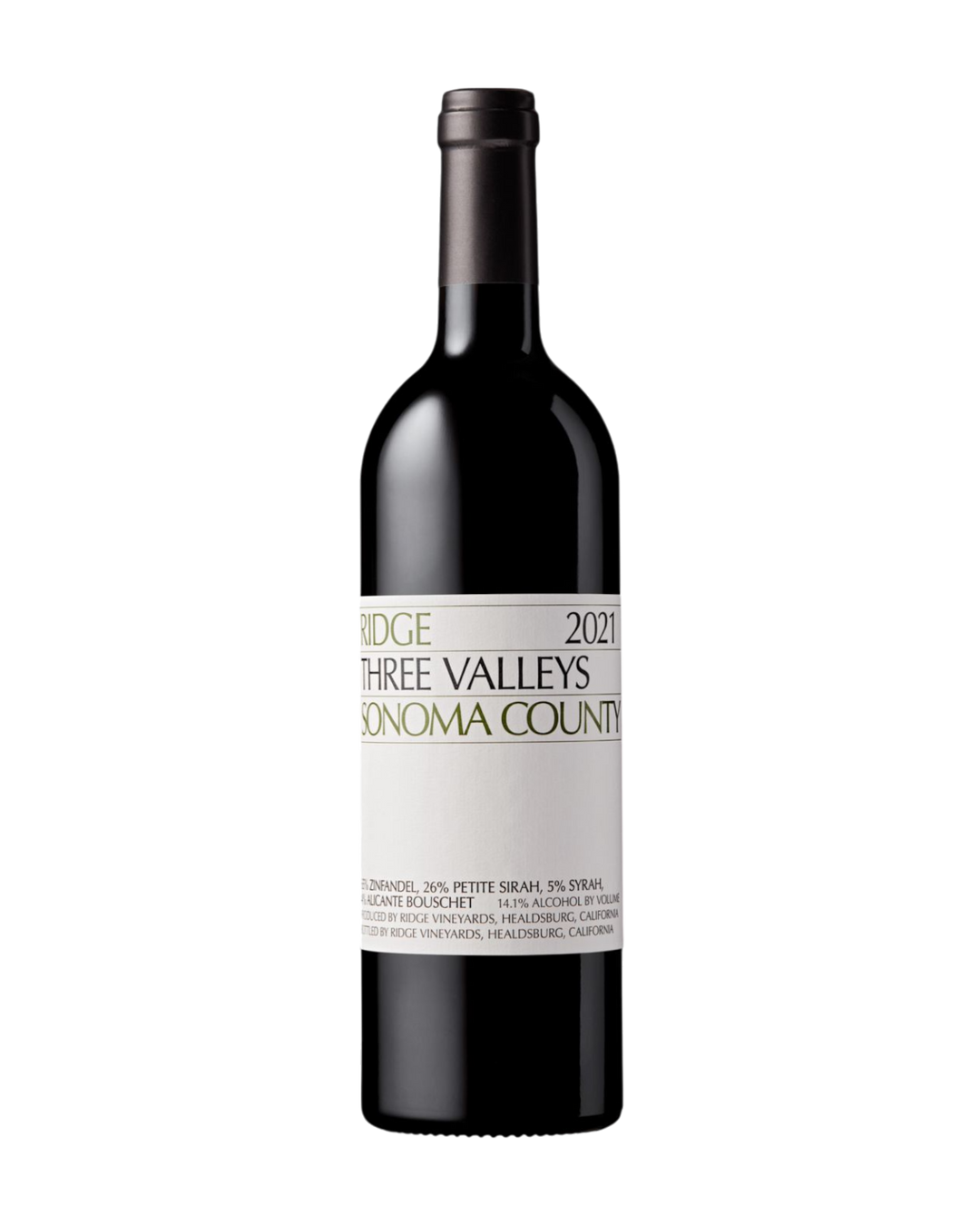Ridge Vineyards Three Valleys