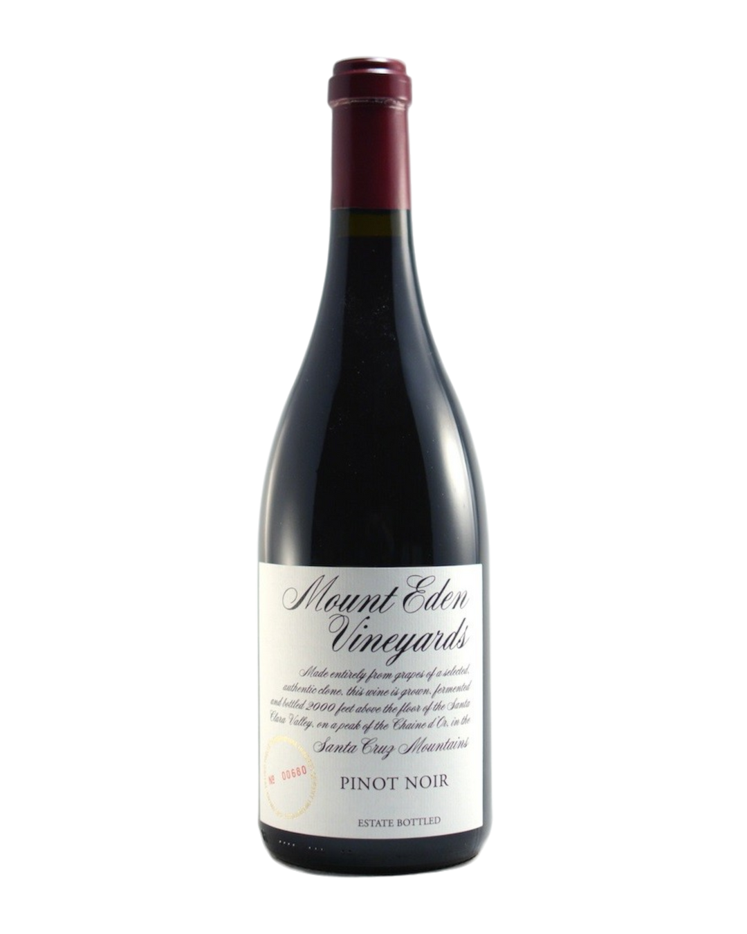 Mount Eden Vineyards Santa Cruz Mountains Pinot Noir