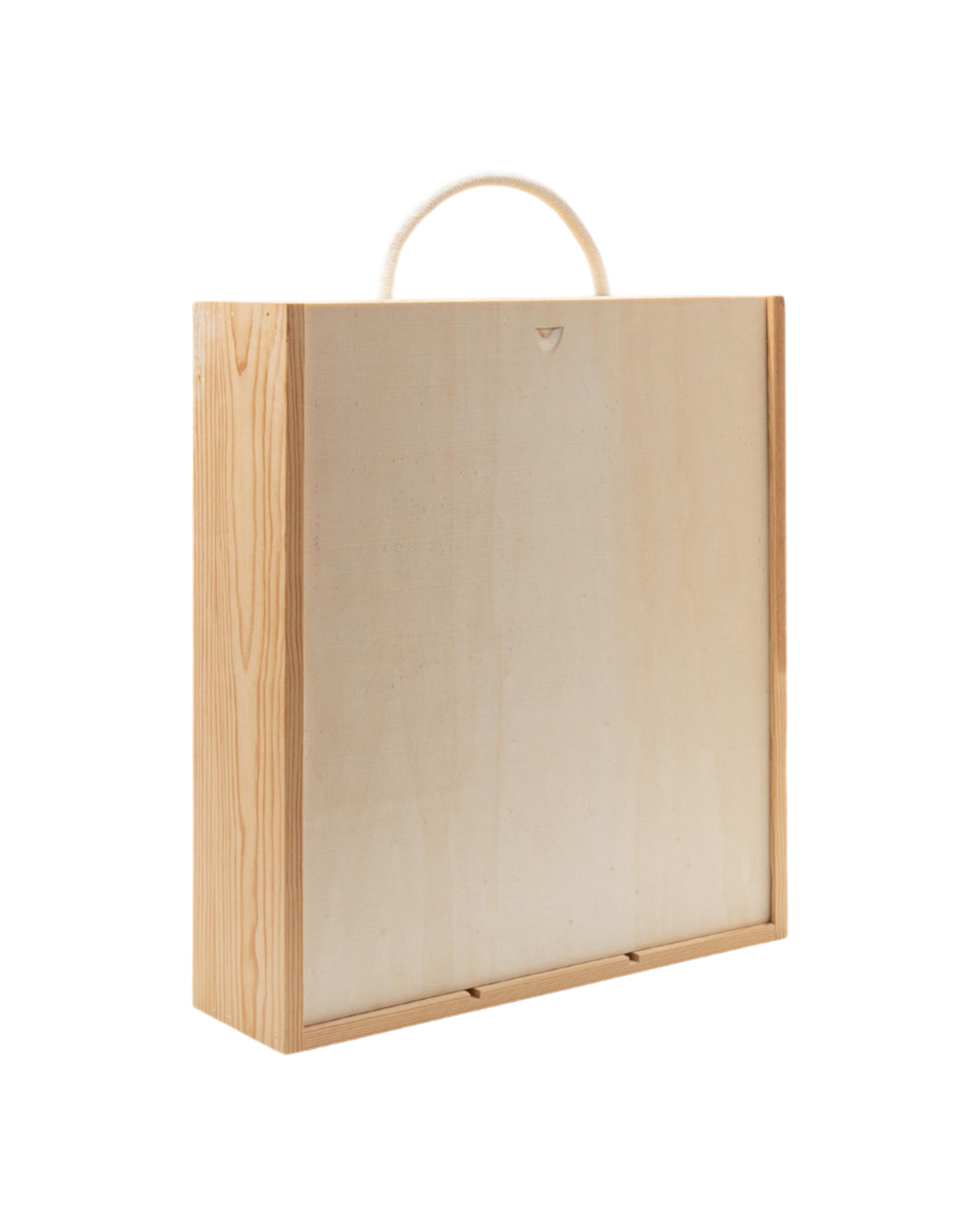 3 Bottle Wooden Gift Box Sliding Lid