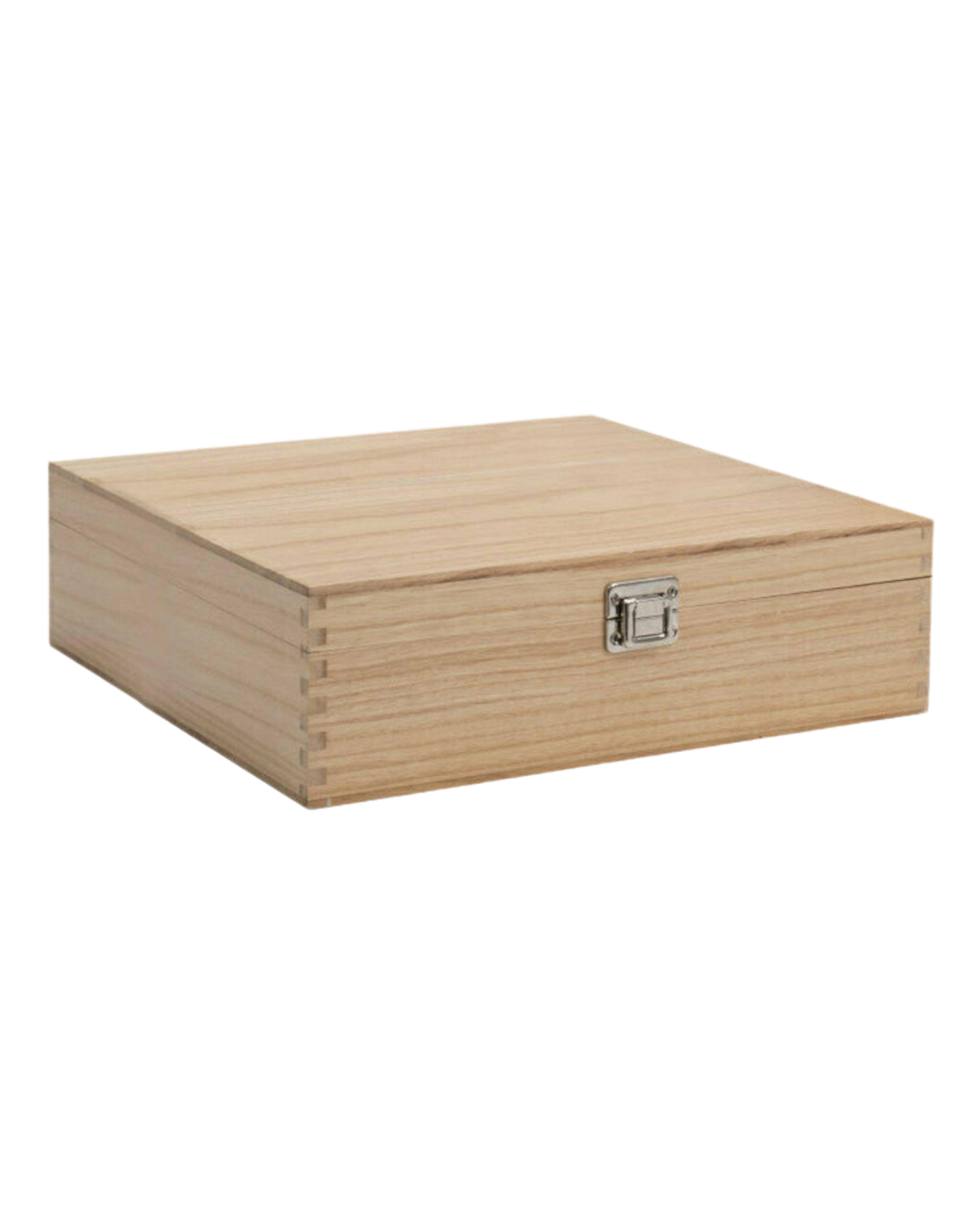 3 Bottle Wooden Gift Box Hinged Lid