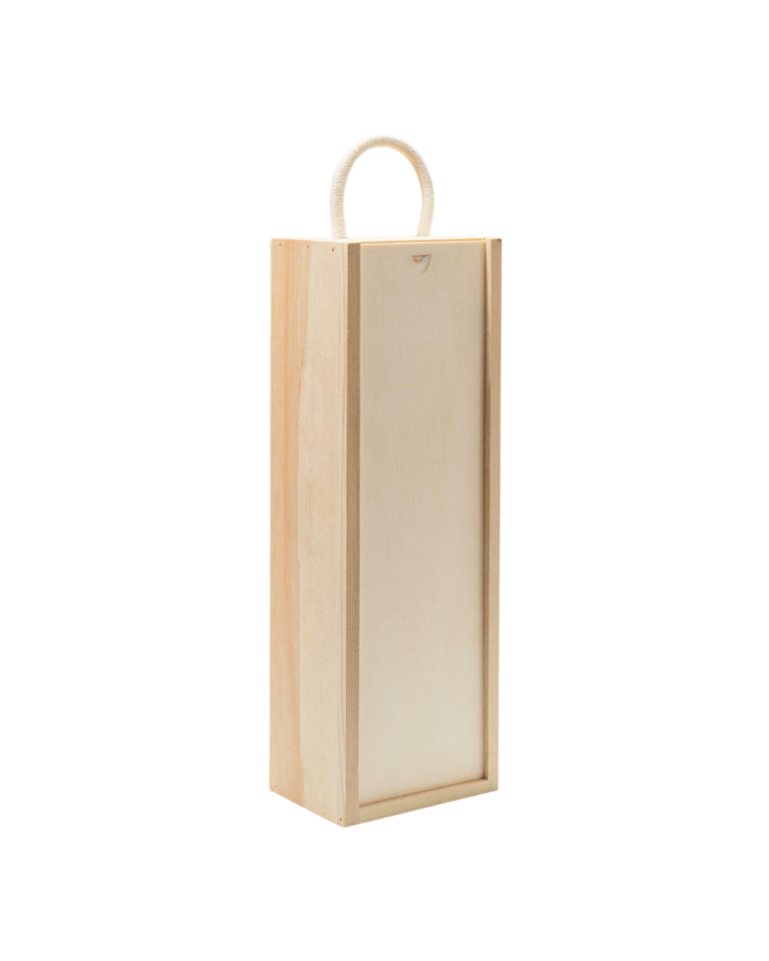 1 Bottle Wooden Gift Box Sliding Lid
