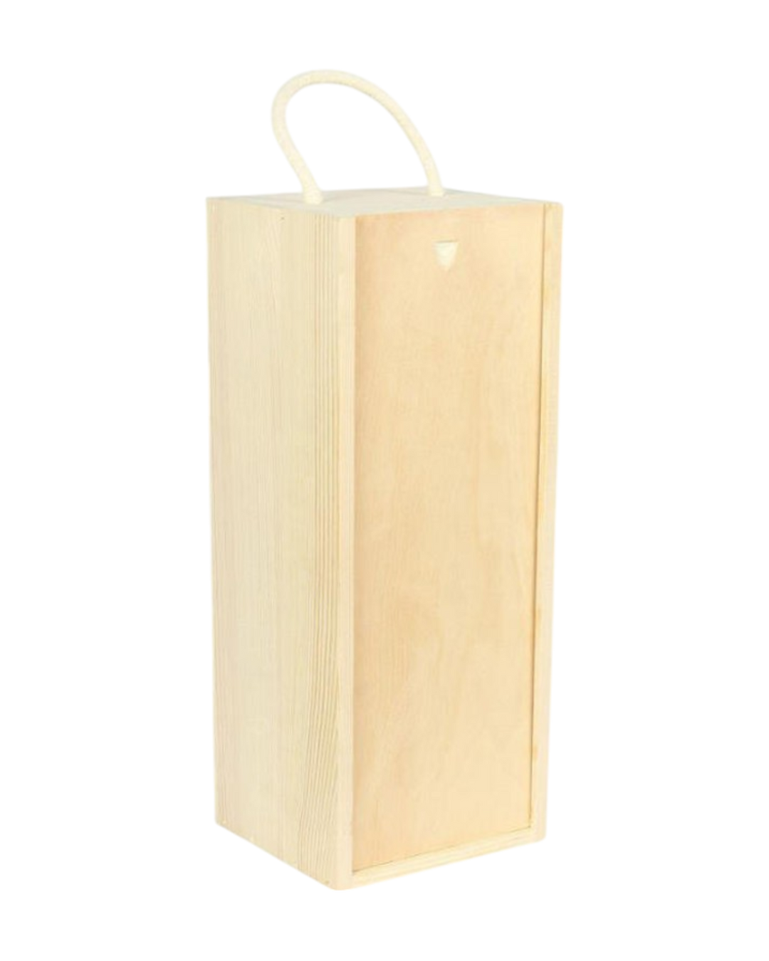 1 Bottle Oversized (Champagne) Wooden Gift Box Sliding lid
